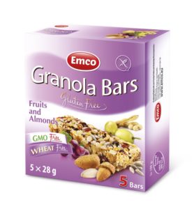 Emco GF Granola Bars Fruit & Almonds